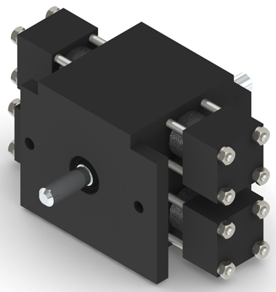 X12 indexing actuator with special integrated mount plate X12-B002